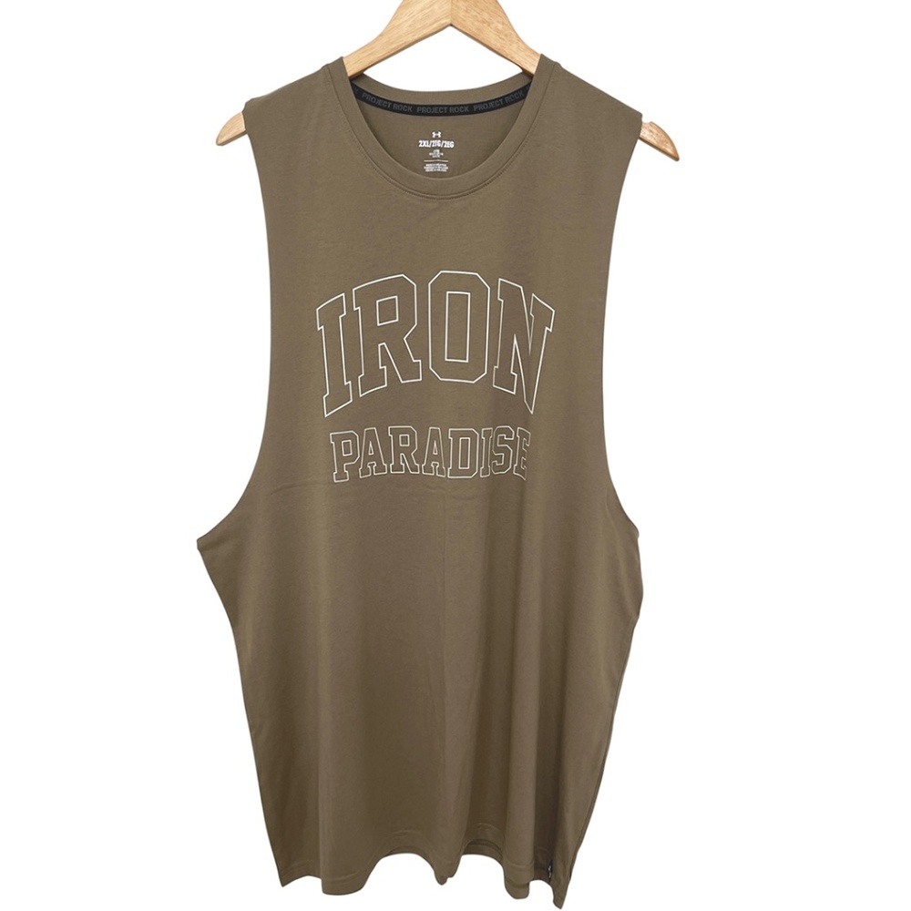 NWT Under Armour Project Rock Men’s Sleeveless Shirt XXL